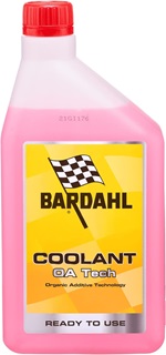 Liquido Refrigerante Auto Coolant Oa Tech Bardahl Rosa G12+ per Raffreddamento Motore e Radiatore