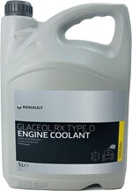 Liquido Refrigerante Auto Renault Glaceol RX Tipo D Giallo G12 per Raffreddamento Motore e Radiatore